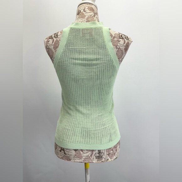SOLID & STRIPED Pistachio Green CARSON Ribbed Fitted Tank Top size M - Picture 6 of 12